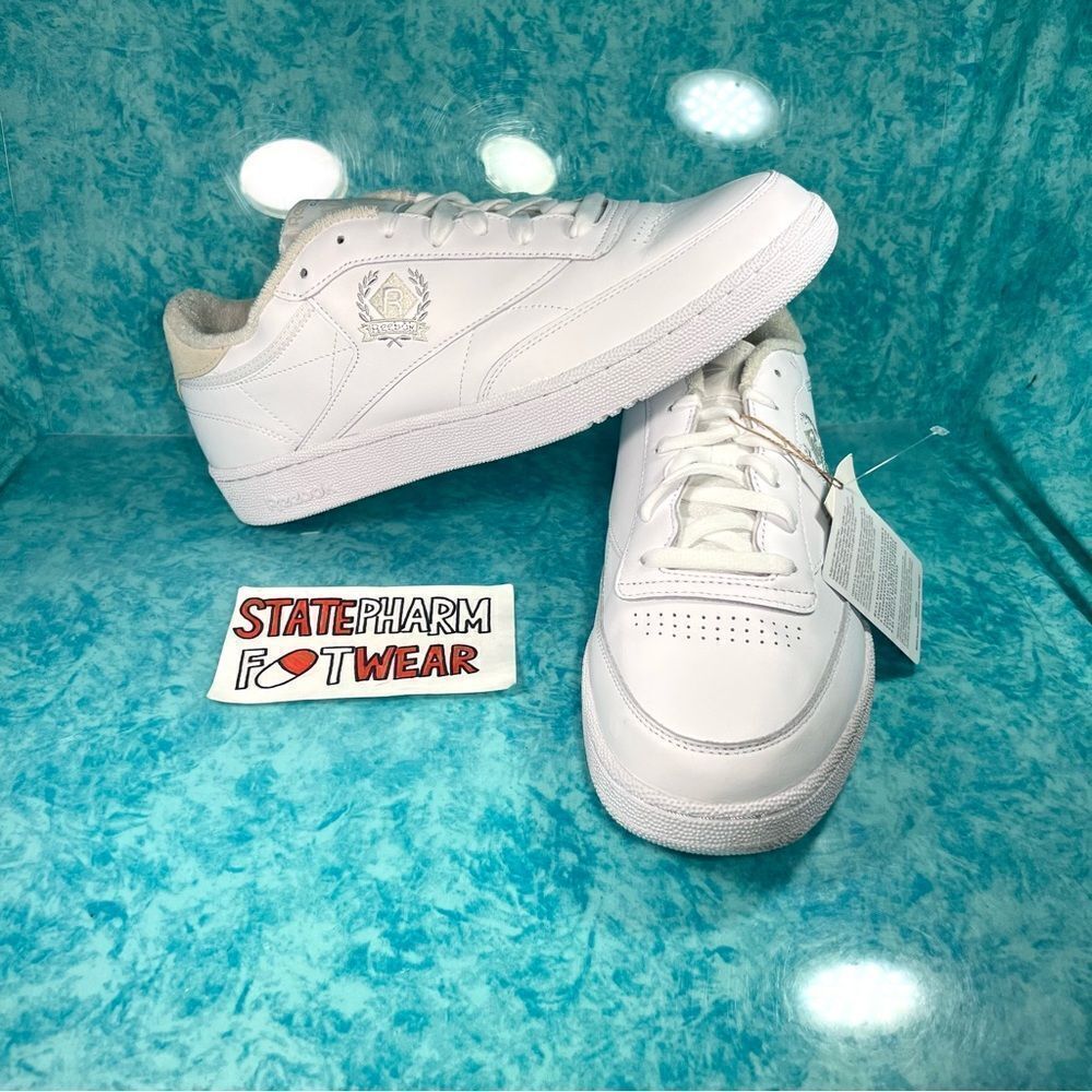 Reebok Club C 85 Cloud White Women’s Retro Leather Low Top Shoes